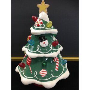 Hallmark Musical Lighted Rotating Gumdrop Christmas Tree Ceramic - Tested!